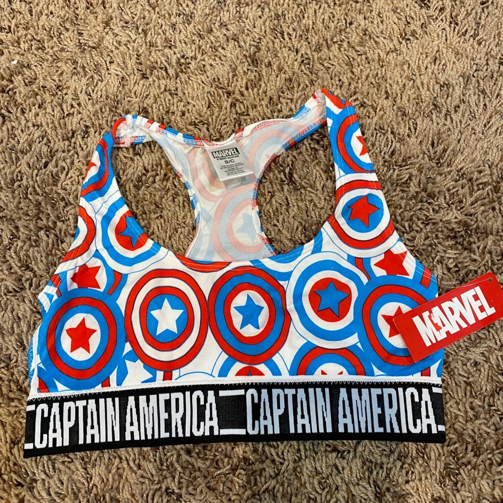 Captain Marvel Sports Bra